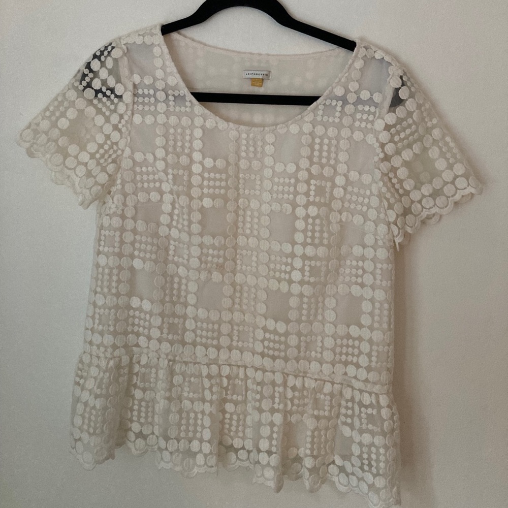 Leifsdottir white blouse